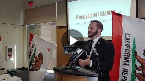 California Independence is Good for EVERYONE! Kokesh at #CalExit Unity Conference