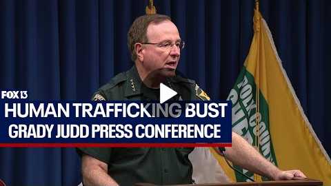 Grady Judd human trafficking bust press conference